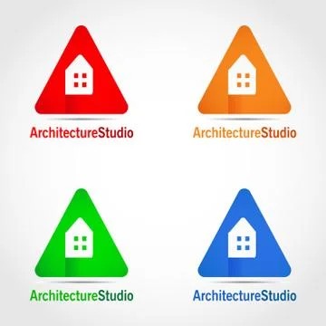 ARCHITECTURE STUDIO LOGO 6 Stock Illustration
