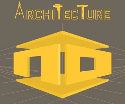 Architecture studio vector symbol イラスト素材