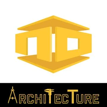 Architecture studio vector symbol Stock Illustration