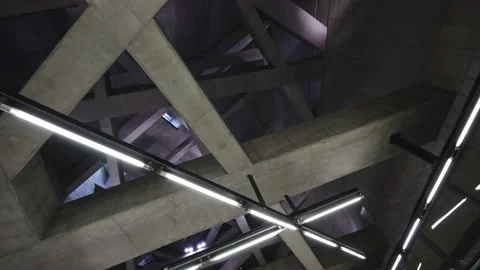 Architecture of Subway Station in Budapest Stock-Footage 197326449