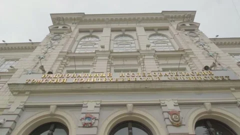 Architecture of the summer city of students Stock Footage 183870631