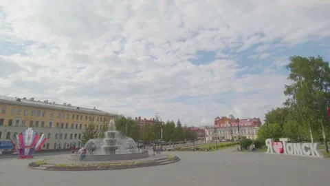 Architecture of the summer city of students Stock-Footage 183872937