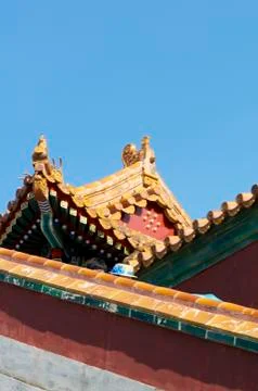 Architecture of summer palace in beijing Stock Photos