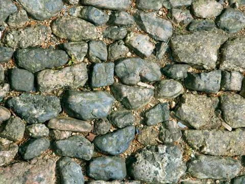 Architecture texture- cobblestones Stock Photos