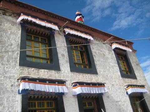 Architecture in Tibet Stock Photos