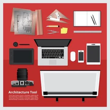 Architecture Tool Stock Illustration