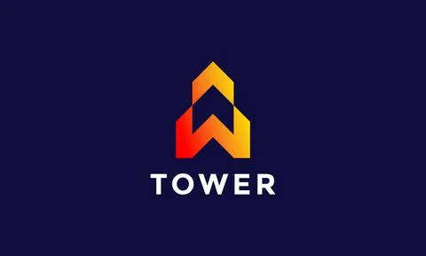 Architecture tower building design real estate construction house property .. Stock Illustration
