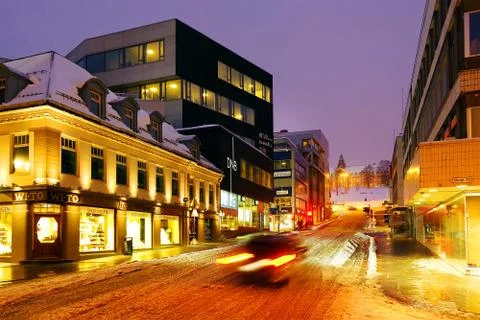 Architecture of Tromso Foto stock