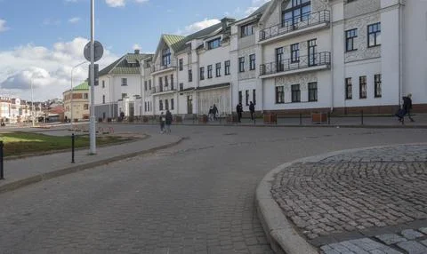 Architecture in the Upper Town 库存照片