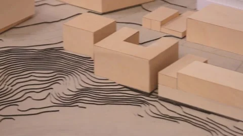 Architecture urban planning model Stock Footage 278011793