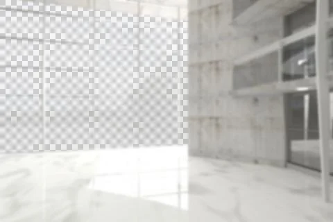 Architecture visualization of hall Ilustración de archivo