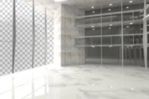 Architecture visualization of interior Ilustración de archivo