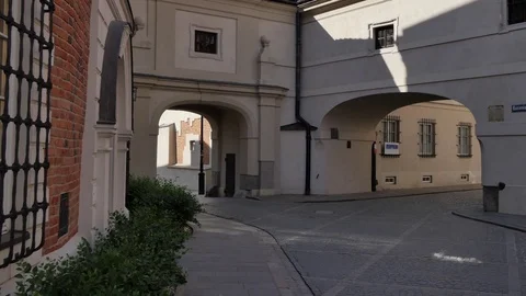 Architecture of Warsaw's old town. Stock-Footage 76985276