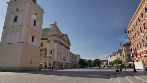 Architecture of Warsaw's old town. Vidéo 76985277