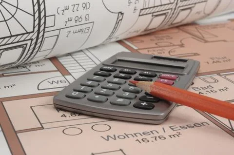 Architektur Bauplan Stock Photos