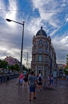 Architexture of Lisbon Stock Photos