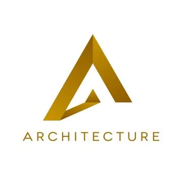 Architrcture logo design, isolated vector illustration Stock Illustration