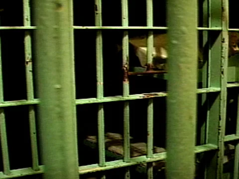 Archival 3 Different Prison Doors Close Video stock 274834027