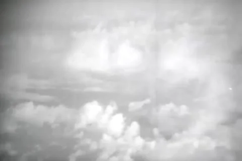 Archival Atomic - Explosion of atomic bomb over Bikini Atoll 1940s Stock Footage 167220492