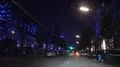 Archival dash cam driving Hamburg Hafenstrasse at Cruise Days Blue Night 4k or 4k+ Resolution