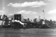 Archival Footage Of New York City 1944 Stock Footage