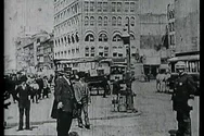 Archival Footage Of New York City Streets 1910 Stock Footage