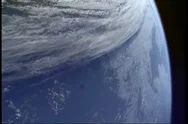 Archival Footage Wide View Of Earth From Space Stock Footage