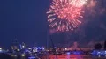 Archival maritime event fireworks at Hamburg Cruise Days and Blue Night 4k or 4k+ Resolution