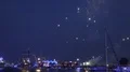 Archival maritime event fireworks at Hamburg Cruise Days and Blue Night 4k or 4k+ Resolution