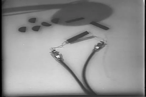 Archival Solar Power Experiments - Solar Battery developed 1954 Stock Footage 246262826