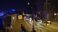 Archival street night scenery Hamburg Fischmarkt-Hafenstrasse at maritime event 4k or 4k+ Resolution