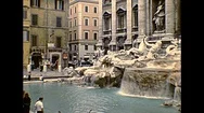 Archival Trevi Fountain Of Rome Stock Footage