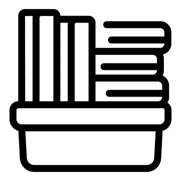 Archive box full of files for storage and organization Stock Illustration