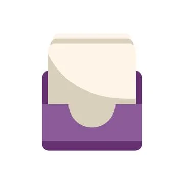 Archive box full of paper is representing working or studying イラスト素材
