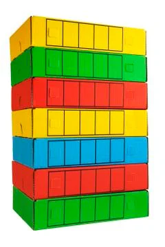 Archive boxes Stock Photos