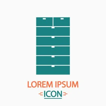Archive computer symbol Stock Illustration