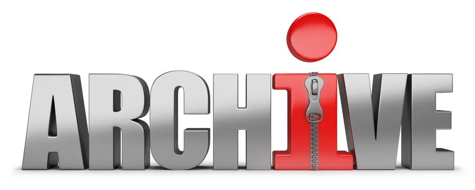 Archive concept Stock Illustration