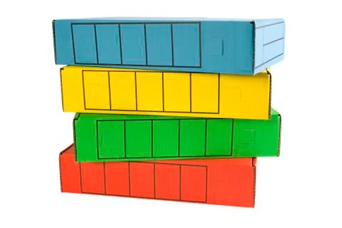 Archive file boxes Stock Photos