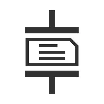 Archive file sign icon Stock Illustration