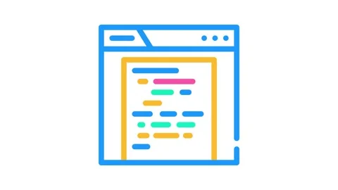 Archive folder color icon animation Stock Footage 327273388