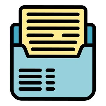 Archive folder with document for storage filing information イラスト素材