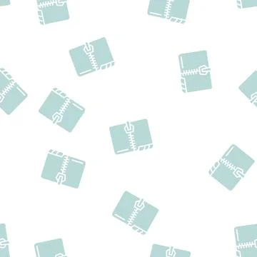Archive folder glyph seamless pattern Illustrazione stock