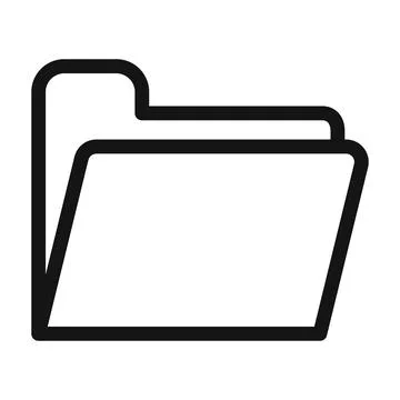 Archive Folder Icon Ideal for Document Organization and Storage Illustrazione stock