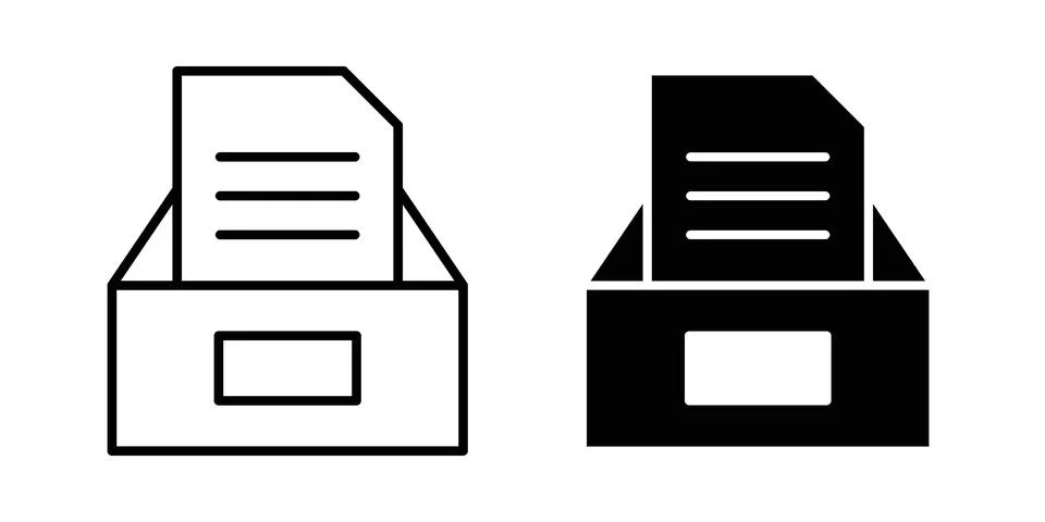 Archive folders icon vector design. EPS10 Stockillustratie