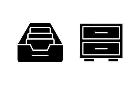 Archive folders icon vector. Document vector icon. Archive storage icon. Stock Illustration