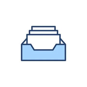 Archive folders icon vector. Document vector icon. Archive storage icon. Stock Illustration