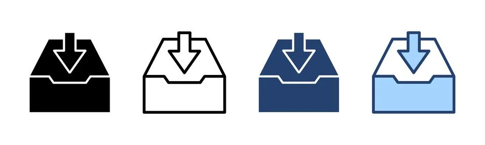 Archive folders icon vector. Document vector icon. Archive storage icon. Stock Illustration
