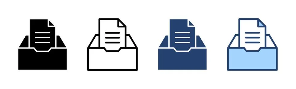 Archive folders icon vector. Document vector icon. Archive storage icon. イラスト素材