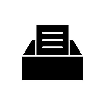 Archive folders icon vector. Document vector icon. Archive storage icon. Stock Illustration