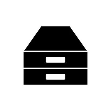 Archive folders icon vector. Document vector icon. Archive storage icon. Stock Illustration